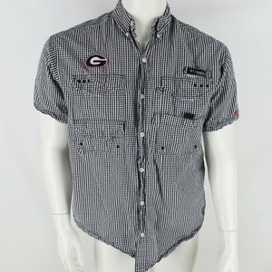 Columbia Pfg Vented Fishing Shirt Uga 